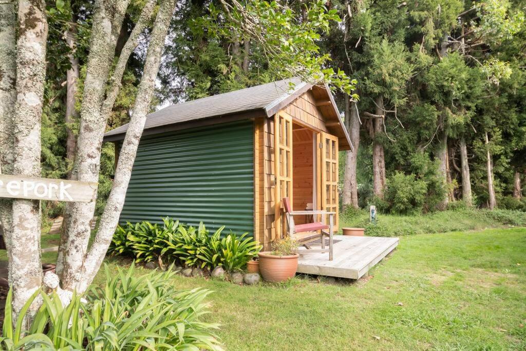 Tui Ridge Eco Cabins Aongatete Exteriör bild